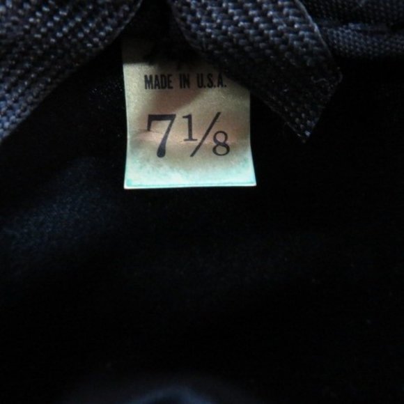 Grey Wool Herringbone Fedora Hat - Picture 4 of 4